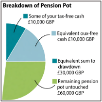 Initial Pension Pie Chart